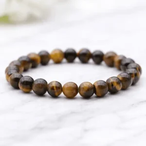 Bracelet oeil de tigre pierre naturelle protection