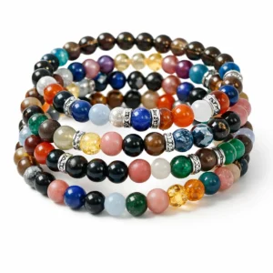 bracelet chemin de vie personnalisé en pierres naturelles